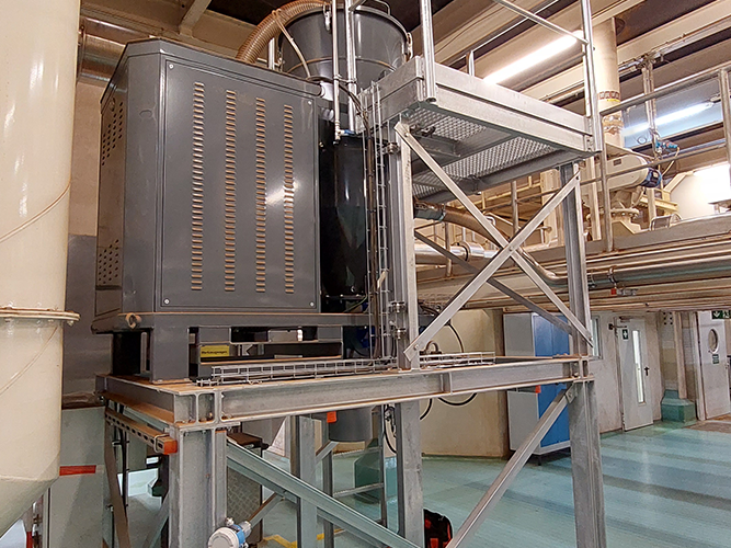 Staubsauganlagen-Lebensmittelindustrie